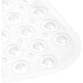 Pikkukuva 4 / 5: Kumikulmasuihkumatto Liukumaton Quadrant-kylpymatto Antibakteerinen imumatto suihkulle tai kylpyammeelle, liukumaton kylpyammematto, 54x54cm Clear