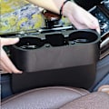 Pikkukuva 3 / 5: Automukin pidike Automaattinen istuinväli Vesikuppi juomapullo tölkki CAN avaimet Organizer säilytysteline Teline Auton muotoilutarvikkeet - Juomatelineet Coaster 2pcs