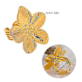 Miniatyrbillede 5 af 5: Simple Flower Open Ring Romantiske Finger Bands Ring Mode Justerbare Ringe
