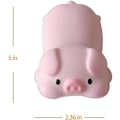 Miniatyrbillede 3 af 5: Sød håndledsstøtte til mus computer armlæn Velegnet til skriveborde Ergonomisk kawaii kontorartikler Langsom rebound PU musemåtte (pink gris)