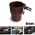 Pikkukuva 1 / 5: Auton vesimukin pidike tuolin selkänojan kupinpidike Pp CAN roskakori 12 * 9,5 cm 63g ilmanpoisto juomapidike Auto| | brown
