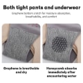 Miniatyrbilde 6 av 9: Høy midja plate mage trosor kvinner magkontroll Shapewear black 2XL