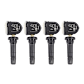 Miniatyrbillede 2 af 5: 4 stk 13506028 433MHz TPMS Dæktrykssensor Dæktryksventil til Opel Adam Ampera 13598773 Black Silver