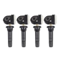 Miniatyrbild 1 av 5: 4st 13506028 433MHz TPMS Däcktryckssensor Däcktrycksventil för Opel Adam Ampera 13598773 Black Silver