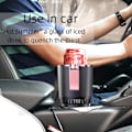 Pikkukuva 3 / 5: Auton Lämmitys Jäähdytyskuppi 2-in-1 Car Office Cup Mukipidike Jäähdytys Juoma Juomatölkit Uusi Dc 12V Lämminjäähdytin Smart Car Cup - Juomatelineet Black