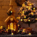 Miniatyrbild 5 av 5: Fall Acorn Light String Thanksgiving 3d Acorn Light String 3m 30 Led vattentäta lampor Batteridrivna, Thanksgiving Höst jul