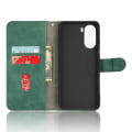 Miniatyrbillede 5 af 5: Til Zte Blade V40 Design Anti-drop Tpu+pu Læder Telefon Taske Stand Tegnebog Skin-touch Feeling Cover Green