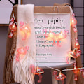 Miniatyrbild 2 av 5: Wabjtam Pink Flamingo Lights, Utomhus Led String Lights 3m Set med 20 Led Batteridrivna Flamingo Fairy Lights Tropiskt tema String Light For Weddi