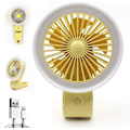 Miniatyrbillede 1 af 5: Led Smart Fan Light Loftsventilator 30w Fjernbetjening Indendørs Led Light Silent Soveværelse Køkkenindretning La