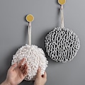 Miniatyrbilde 2 av 5: Kjøkken Baderom Håndkle Rask Tørking Myk Absorberende Fiber Håndkle Gray