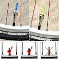 Pikkukuva 5 / 5: 4kpl Moottoripyörän Valorengas Kevyt Tuuli Palopyörä Pitkä Rengas Lamppu Moottoripyörä Styling Wheel Rengas Lamppu Moto Koristetarvikkeet| | 4Pcs