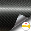 Miniatyrbild 2 av 5: 3d Carbon Fiber Bildekal med vidhäftningsskrapa DIY Paste Protector Strip Auto Anti Scratch Tejp Vattentät skyddsfilm| | 3cm 7m