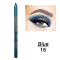 Miniatyrbild 5 av 5: 14 färger Långvarig Eye Liner Penna Vattentät Pigment Blå Brun Svart Eyeiner Pen Ögonmakeup Kosmetik 15 Blue