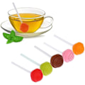 Pikkukuva 2 / 5: Teepannu Teesiivilä Teehakulaitteet Uudelleenkäytettävä teepussi Infuusioneste Suodatinhajotin Irtoteelehti Karamelli Lollipop Irtolehti Keittiötarvikkeet (Väri: 4)