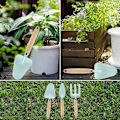 Pikkukuva 4 / 5: Set, mini 4 kpl käsilastalla, siirtolapiolapio set lapselle White