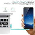 Pikkukuva 3 / 5: 1m Lataus Micro-kaapeli USB-pistokkeesta 90 asteen kulmaan Micro Android -latausjohdon liitin gray