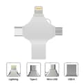 Miniatyrbillede 2 af 5: 2TB 4-i-1 iPad USB 3.0 Hukommelsesdrev Flash Photo Stick til iPhone Type C Android