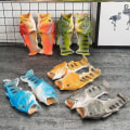Miniatyrbild 2 av 5: Unisex simulering 3d fisk tofflor sommar roliga mode flip flops för utomhus