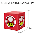 Miniatyrbild 2 av 7: Kompatibel med Nintendo Switch, Extra Large Capacity Switch Game Case, Uppgraderad 41 Slots Switch Game Card Storage Box, Press to Unfold Fun Card Case Q Yellow