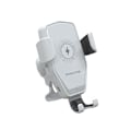 Miniatyrbillede 1 af 5: 15W Type-C Android Dobbelt Input Trådløs Biloplader - Hvid Fuld Pakke Dobbelt Input 15W Trådløs Oplader (Én Styk)