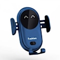 Miniatyrbillede 1 af 5: Trådløs Biloplader 10 W Qi Hurtigopladning Telefonholder, Infrarød Sensor, Automatisk Spændende Bilventilations Telefonholder T