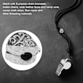 Pikkukuva 4 / 6: 10 kpl:n lukitushelmillä varustetut antiikkihopeiset rannekorut, liukumattomat paikannusleikkeet, helmillä varustetut helmet, DIY-käsintehdyt korutarvikkeet type 1