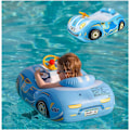 Miniatyrbild 5 av 8: 3D Bil Baby Pool Float - Kraftig Babybadring för 12-48 Månader Småbarn, Säker Poolleksak för Pojkar & Flickor blue 25*6*28cm