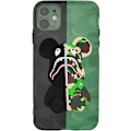 Miniatyrbild 1 av 9: iPhone 12 Skal Camo Björn Design för Pojkar Flickor, Cool Armégrön 3D Tecknad Mönster Mode Stöttåligt Anti-Rep Silikon Heltäckande