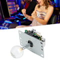 Pikkukuva 2 / 5: Arcade-joystick-peliohjain DIY-joystick Arcade-peli Taistelutikku Vaihto-osat Pin-piirilevy Ball Head Transparent