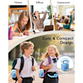 Miniatyrbild 6 av 6: Automatisk elektrisk pennvässare för barn och vuxna, uppladdningsbar handsfree-funktion för standard- och färgpennor (6-8 mm), Säker