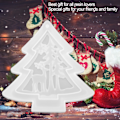 Miniatyrbilde 3 av 5: Silikonform Resin Holdbar Myk Rivningsmotstand Resin Ornamentformer for DIY Håndverk Christmas Tree Elk