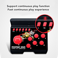 Miniatyrbild 7 av 8: 4 i 1 3 meter trådbunden spelkontroll sfärisk joystick 6 kontrollknappar USB-kabel Gamepad för PS3