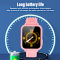 Miniatyrbild 6 av 6: S16 Multifunktionell Smartklocka för Barn IPS HD Färgpekskärm Dubbla Kameror Barntelefonklocka för Pojkar Flickor Pink