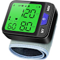 Miniatyrbillede 1 af 6: Automatisk blodtryksmåler til håndled med stemme, digitalt 3-farvet baggrundsbelyst LCD-display, 240 aflæsninger til to brugere, bærbar justerbar