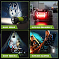 Miniatyrbild 4 av 6: AlpsWolf Uppladdningsbar Campinglykta - 800LM LED, 3600mAh Batteri 2 - i - 1 Spotlight & Lykta för Nödsituationer Vandring & Strömavbrott green