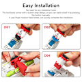 Miniatyrbild 5 av 8: Pin Out Standard Säkring Lås Säkerhet Miniatyr Elektrisk Luft Brytare Switch Handtag Lockout för Power Isolering
