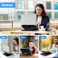 Miniatyrbilde 5 av 5: Nettbrettstativ, 10-nivås justerbar vinkel tegnebrettstativ sammenleggbart skrivebordsstativ, nettbrettmonitor, MacBook, bærbar PC