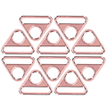 Miniatyrbild 6 av 6: 10 st justerbara spännen 38 mm zinklegering material multifunktionell lätt bärbar bagagetillbehör Rose Gold