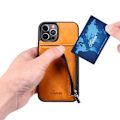 Miniatyrbild 3 av 6: Plånboksfodral för iPhone 12/12 Pro, Slim PU Läder Baksida Skyddande Fodral Kortfack