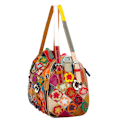 Miniatyrbild 3 av 7: Äkta läder enkel axelväska färgglad damväska handgjord färgkollision handväska crossbody