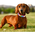 Miniatyrbilde 5 av 6: Rhinestone Hundehalsbånd, Søt Blendende Glitrende Mykt Semsket Lær Hunde Katt Rhinestone Halsbånd Krystall Diamant Kjæledyr Hunde Valp Halsbånd (S, Rød-3) Red S