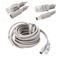 Miniatyrbillede 4 af 5: 5M/10M/15M/20M RJ45+DC Ethernet CCTV-kabel til IP-kameraer NVR-system 10Mbps100Mbps (5M) Type 3