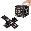 Miniatyrbild 1 av 7: Kompatibel med Nintendo Switch, Extra Large Capacity Switch Game Case, Uppgraderad 41 Slots Switch Game Card Storage Box, Tryck för att fälla ut Fun Card Case Z Black