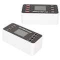 Miniatyrbilde 4 av 5: USB-ladestasjon 65W Hub 8 porter USB A USB C PD Rask multilading dokretsbeskyttelse 100‑240V for telefoner nettbrett EU-plugg