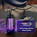 Miniatyrbild 8 av 9: Elektrisk flugfälla 110V 220V PP USB uppladdningsbar tyst flugfälla lampa för inomhus utomhus