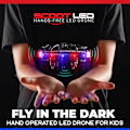 Miniatyrbild 2 av 5: Manuell drönare - Hands Free Motion Sensor Mini Drone, Lätt inomhus liten UFO-leksak Fly Ball Drone Toy för pojkar och flickor