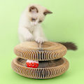 Miniatyrbild 1 av 6: Kattklösbräda med intressant orgelform, magnetisk kattslipklo, kattklösbräda med mörkt träkorn, kattunge, orgel, kattklösbräda