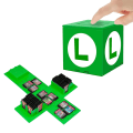 Miniatyrbild 1 av 7: Kompatibel med Nintendo Switch, Extra Large Capacity Switch Game Case, Uppgraderad 41 Slots Switch Game Card Storage Box, Press to Unfold Fun Card Case L Green