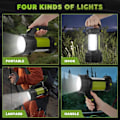 Miniatyrbild 2 av 6: AlpsWolf Uppladdningsbar Campinglykta - 800LM LED, 3600mAh Batteri 2 - i - 1 Spotlight & Lykta för Nödsituationer Vandring & Strömavbrott green