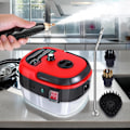 Miniatyrbilde 1 av 7: Håndholdt damprenser for møbler Damprenser 2500W Høytrykksdamprenser Multifunksjonell bærbar damprenser for hjemmebruk, 6 gir A